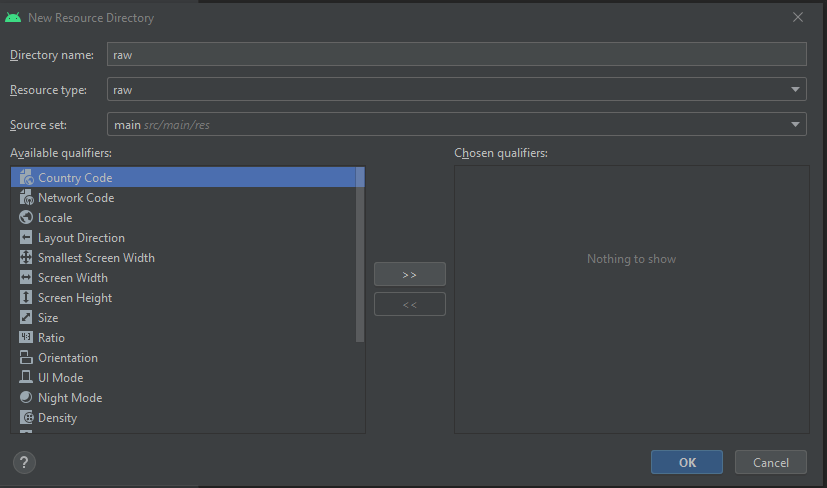 Creating New folder for VideoView in Android Creating New folder for VideoView in Android